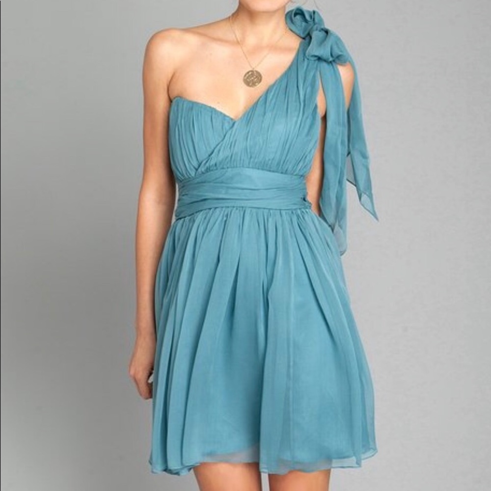 NWT Coren Moore one shoulder bridesmaid dress
